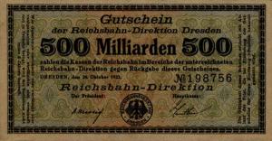 pS1180 from Germany: 500000000000 Mark from 1923