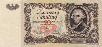 p129b from Austria: 20 Schilling from 1950