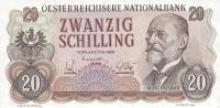 p136a from Austria: 20 Schilling from 1956