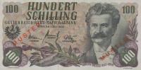 p138s from Austria: 100 Schilling from 1960