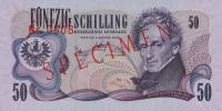 p144s from Austria: 50 Schilling from 1970