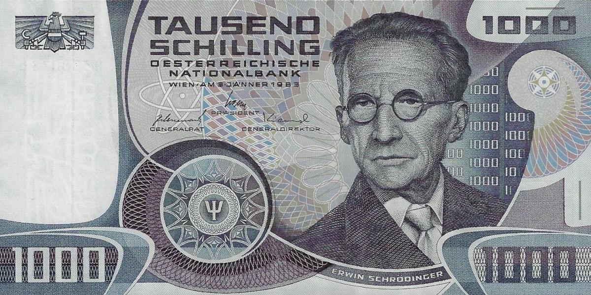 Front of Austria p152b: 1000 Schilling from 1983