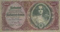 p79 from Austria: 5000 Kroner from 1922