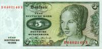 p30a from German Federal Republic: 5 Deutsche Mark from 1970