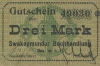 p17 from German South West Africa: 3 Mark from 1916