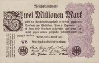 p104d from Germany: 2000000 Mark from 1923