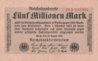 Gallery image for Germany p105: 5000000 Mark from 1923