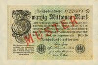 p108s from Germany: 20000000 Mark from 1923