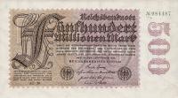 Gallery image for Germany p110a: 500000000 Mark from 1923