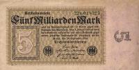 p115a from Germany: 50000000000 Mark from 1923