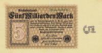 p115b from Germany: 50000000000 Mark from 1923