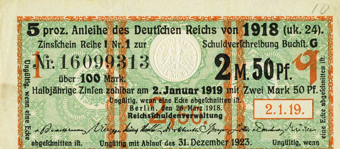 Front of Germany p142: 2.5 Mark from 1915