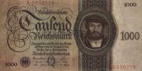 p179s from Germany: 1000 Reichsmark from 1924