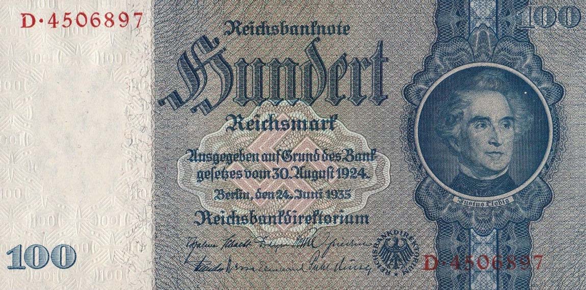Front of Germany p183b: 100 Reichsmark from 1945