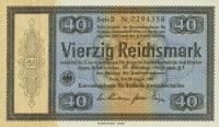 Gallery image for Germany p202: 40 Reichsmark