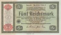 Gallery image for Germany p207: 5 Reichsmark