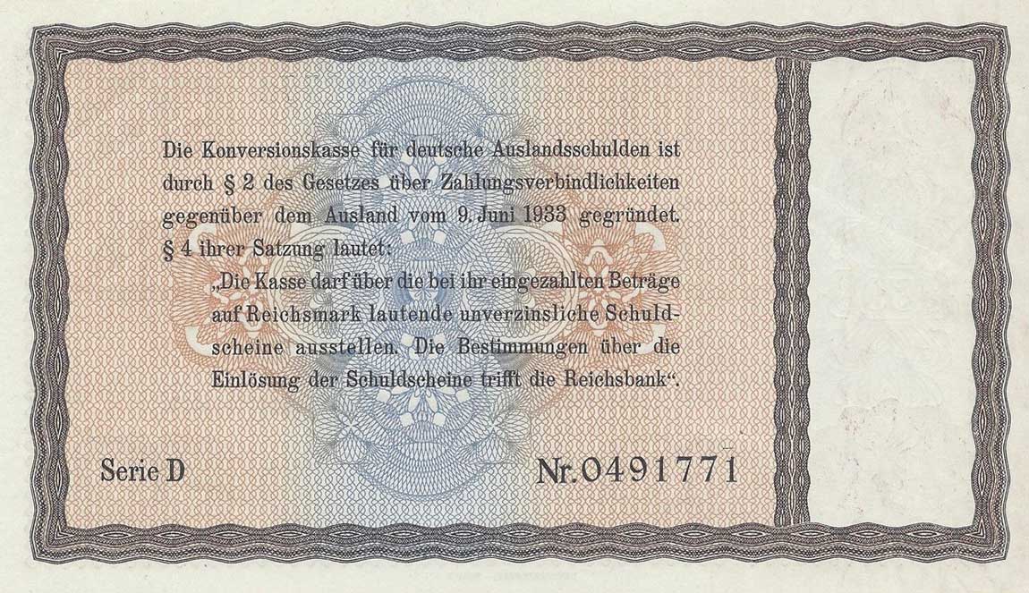 Back of Germany p211: 50 Reichsmark from 1934