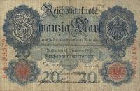 p37 from Germany: 20 Mark from 1909