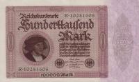 p83a from Germany: 100000 Mark from 1923