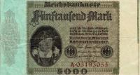p87 from Germany: 5000 Mark from 1923