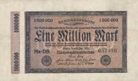 p93 from Germany: 1000000 Mark from 1923