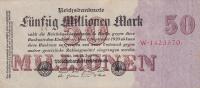 p98a from Germany: 50000000 Mark from 1923