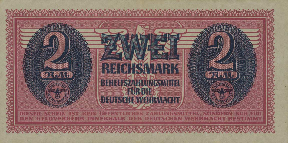 Front of Germany pM37: 2 Reichsmark from 1942