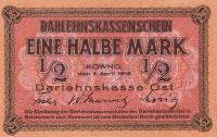 pR127 from Germany: 0.5 Mark from 1918