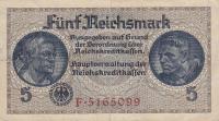 Gallery image for Germany pR138a: 5 Reichsmark from 1940