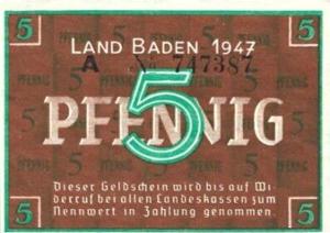 Gallery image for Germany pS1001a: 5 Pfennig