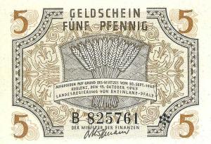 Gallery image for Germany pS1004: 5 Pfennig