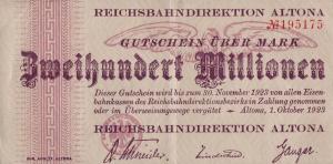 pS1116 from Germany: 200000000 Mark from 1923