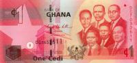p37c from Ghana: 1 Cedi from 2010