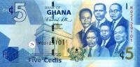 p38c from Ghana: 5 Cedis from 2011