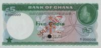 p6ct from Ghana: 5 Cedis from 1965