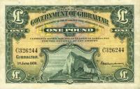 Gallery image for Gibraltar p15a: 1 Pound