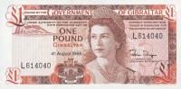 p20e from Gibraltar: 1 Pound from 1988