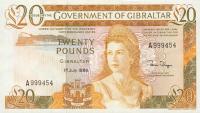 Gallery image for Gibraltar p23c: 20 Pounds