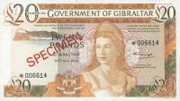 p23s from Gibraltar: 20 Pounds from 1975