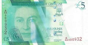 p42 from Gibraltar: 5 Pounds from 2020