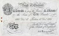 p336a from England: 10 Pounds from 1934