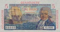 p31s from Guadeloupe: 5 Francs from 1947