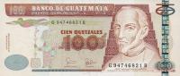 p114a from Guatemala: 100 Quetzales from 2006