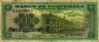 p43f from Guatemala: 1 Quetzal from 1964