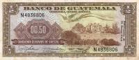 p51b from Guatemala: 0.5 Quetzal from 1965