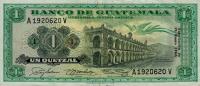 p52c from Guatemala: 1 Quetzal from 1966