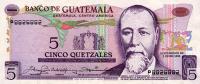 p60c from Guatemala: 5 Quetzales from 1978