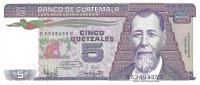 p67 from Guatemala: 5 Quetzales from 1983