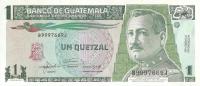 p73c from Guatemala: 1 Quetzal from 1992