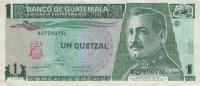 Gallery image for Guatemala p73d: 1 Quetzal